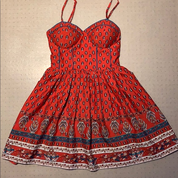 Band of Gypsies- red sundress - Picture 1 of 2